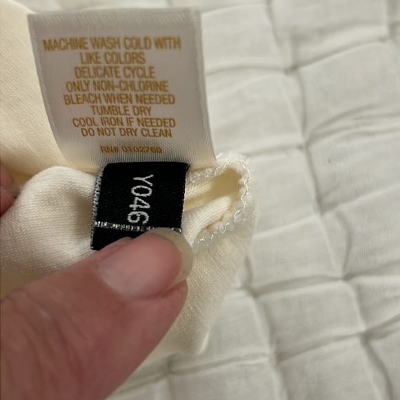 Kate Spade Soft Cream Flower Detailed Tank Top , M - Picture 5 of 9